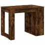 Escritorio con cajón estante madera contrachapada roble ahumado von , Küchen- und Esstische - Ref: Foro24-858690, Preis: 101,...