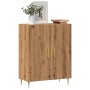 Aparador de madera de ingeniería roble artisan 69,5x34x90 cm von , Sideboards - Ref: Foro24-857176, Preis: 84,39 €, Rabatt: %