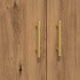 Aparador de madera de ingeniería roble artisan 69,5x34x90 cm