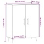 Aparador de madera de ingeniería roble artisan 69,5x34x90 cm von , Sideboards - Ref: Foro24-857176, Preis: 84,39 €, Rabatt: %