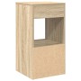 Mesilla de noche con cajón roble sonoma 35x34x66,5 cm de , Mesitas de noche - Ref: Foro24-858717, Precio: 44,15 €, Descuento: %