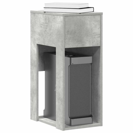 Torre de ordenador con cajón gris cemento 30x44x74 cm by , Desks - Ref: Foro24-858734, Price: 49,95 €, Discount: %