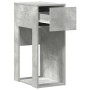 Torre de ordenador con cajón gris cemento 30x44x74 cm by , Desks - Ref: Foro24-858734, Price: 49,95 €, Discount: %