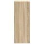 Librería apilable madera contrachapada roble sonoma 30x30x80 cm de , Taquillas y armarios de almacenamiento - Ref: Foro24-858...