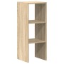 Librería apilable madera contrachapada roble sonoma 30x30x80 cm de , Taquillas y armarios de almacenamiento - Ref: Foro24-858...