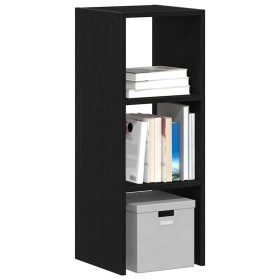 Librería apilable madera contrachapada roble negro 30x30x80 cm von , Schließfächer und Lagerschränke - Ref: Foro24-858805, Pr...