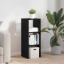 Librería apilable madera contrachapada roble negro 30x30x80 cm by , Lockers and storage cabinets - Ref: Foro24-858805, Price:...