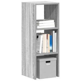 Librería apilable madera contrachapada sonoma gris 30x30x80 cm de , Taquillas y armarios de almacenamiento - Ref: Foro24-8588...