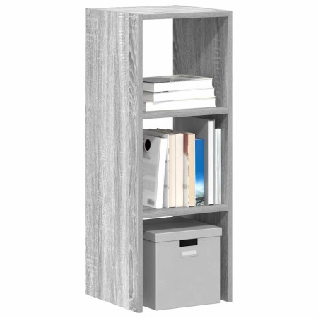 Librería apilable madera contrachapada sonoma gris 30x30x80 cm de , Taquillas y armarios de almacenamiento - Ref: Foro24-8588...