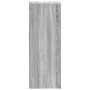 Librería apilable madera contrachapada sonoma gris 30x30x80 cm de , Taquillas y armarios de almacenamiento - Ref: Foro24-8588...