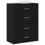 Armarios con 2 cajones 2 uds roble negro 60x31x40 cm | Foro24.es | Tu tienda online para hogar, jardín y más Foro24.es
