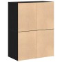 Armarios con 2 cajones 2 uds roble negro 60x31x40 cm | Foro24.es | Tu tienda online para hogar, jardín y más Foro24.es
