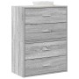 Armarios con 2 cajones 2 uds gris sonoma 60x31x40 cm | Foro24.es | Tu tienda online para hogar, jardín y más Foro24.es