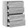 Armarios con 2 cajones 2 uds gris sonoma 60x31x40 cm | Foro24.es | Tu tienda online para hogar, jardín y más Foro24.es