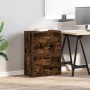 Armarios con 2 cajones 2 uds roble ahumado 60x31x40 cm by , Drawers - Ref: Foro24-858830, Price: 95,20 €, Discount: %