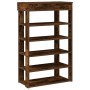 Mueble zapatero madera de ingeniería roble ahumado 60x30x98 cm by , Shoe racks and shoe organizers - Ref: Foro24-859927, Pric...