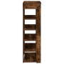 Mueble zapatero madera de ingeniería roble ahumado 60x30x98 cm by , Shoe racks and shoe organizers - Ref: Foro24-859927, Pric...