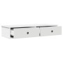Estante de pared con cajones de madera contrachapada blanco de , Estantes y estanterías - Ref: Foro24-859959, Precio: 74,23 €...