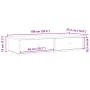 Estante de pared con cajones de madera contrachapada blanco de , Estantes y estanterías - Ref: Foro24-859959, Precio: 74,23 €...