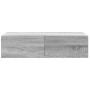 Estante de pared con cajones madera contrachapada roble ahumado von , Regale und Regale - Ref: Foro24-859973, Preis: 43,57 €,...