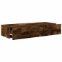 Estantería de pared cajones madera contrachapada roble ahumado by , Shelves and shelves - Ref: Foro24-859990, Price: 75,30 €,...
