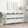 Aparador de acero laminado en frío blanco 135x39x73,5 cm von , Sideboards - Ref: Foro24-3307172, Preis: 220,68 €, Rabatt: %