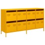 Aparador acero laminado en frío amarillo mostaza 135x39x73,5 cm by , Sideboards - Ref: Foro24-3307170, Price: 224,43 €, Disco...