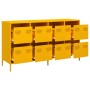 Aparador acero laminado en frío amarillo mostaza 135x39x73,5 cm by , Sideboards - Ref: Foro24-3307170, Price: 224,43 €, Disco...