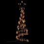 VidaXL LED para árbol de Navidad con bolas 100 LED blanco cálido 150cm by , Christmas lights - Ref: Foro24-3318571, Price: 76...