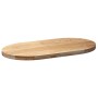 Tablero de mesa ovalado madera maciza de roble 100x50x4 cm de , Tableros para mesas - Ref: Foro24-4009066, Precio: 106,20 €, ...