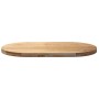 Tablero de mesa ovalado madera maciza de roble 100x50x4 cm de , Tableros para mesas - Ref: Foro24-4009066, Precio: 106,20 €, ...