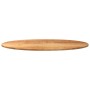 Tablero de mesa ovalado madera maciza de roble 120x60x2 cm de , Tableros para mesas - Ref: Foro24-4009047, Precio: 93,17 €, D...
