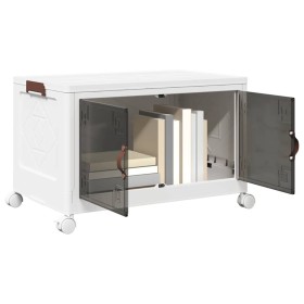 Caja de almacenaje apilable con ruedas 75 L 64x40x41 cm de , Carretillas de carga - Ref: Foro24-4012366, Precio: 42,01 €, Des...