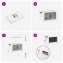 Caja de almacenaje apilable con ruedas 75 L 64x40x41 cm von , Lastenstapler - Ref: Foro24-4012366, Preis: 42,01 €, Rabatt: %