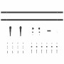 Kit de puerta corredera de armario acero carbono 213 cm von , DIY-Zubehör - Ref: Foro24-4009686, Preis: 21,62 €, Rabatt: %