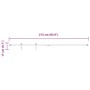 Kit de puerta corredera de armario acero carbono 213 cm von , DIY-Zubehör - Ref: Foro24-4009686, Preis: 21,62 €, Rabatt: %