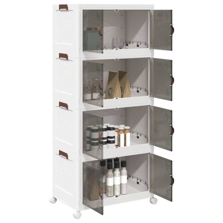 Caja de almacenaje apilable con ruedas 4niveles 75L by , Cargo forklifts - Ref: Foro24-4012372, Price: 114,73 €, Discount: %
