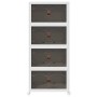 Caja de almacenaje apilable con ruedas 4niveles 75L by , Cargo forklifts - Ref: Foro24-4012372, Price: 114,73 €, Discount: %