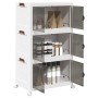 Caja de almacenaje apilable con ruedas 3 niveles 75 L by , Cargo forklifts - Ref: Foro24-4012370, Price: 90,06 €, Discount: %