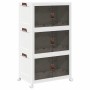 Caja de almacenaje apilable con ruedas 3 niveles 75 L by , Cargo forklifts - Ref: Foro24-4012370, Price: 90,06 €, Discount: %