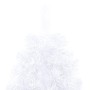 Medio árbol de Navidad con luces y bolas blanco 150 cm by , Christmas trees - Ref: Foro24-3077483, Price: 58,78 €, Discount: %