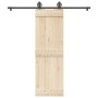 Kit de herrajes para puertas correderas acero negro 200 cm von , Türartikel - Ref: Foro24-4009729, Preis: 67,52 €, Rabatt: %
