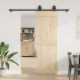 Kit de herrajes para puertas correderas acero negro 200 cm von , Türartikel - Ref: Foro24-4009729, Preis: 67,52 €, Rabatt: %