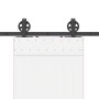 Kit de herrajes para puertas correderas acero negro 200 cm von , Türartikel - Ref: Foro24-4009729, Preis: 67,52 €, Rabatt: %