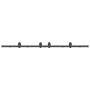 Kit de herrajes para puertas correderas acero negro 200 cm von , Türartikel - Ref: Foro24-4009741, Preis: 85,79 €, Rabatt: %