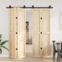 Kit de herrajes para puertas correderas acero negro 200 cm von , Türartikel - Ref: Foro24-4009741, Preis: 85,79 €, Rabatt: %