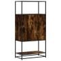 Aparador alto madera de ingeniería y metal 68x35x139 cm von , Sideboards - Ref: Foro24-849041, Preis: 88,06 €, Rabatt: %
