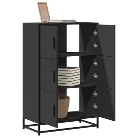 Aparador alto madera de ingeniería y metal 68x35x106,5 cm by , Sideboards - Ref: Foro24-849069, Price: 106,32 €, Discount: %