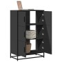 Aparador alto madera de ingeniería y metal 68x35x106,5 cm de , Aparadores - Ref: Foro24-849069, Precio: 106,21 €