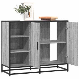 Aparador de madera de ingeniería gris Sonoma 92x35x76 cm von , Sideboards - Ref: Foro24-849022, Preis: 116,16 €, Rabatt: %